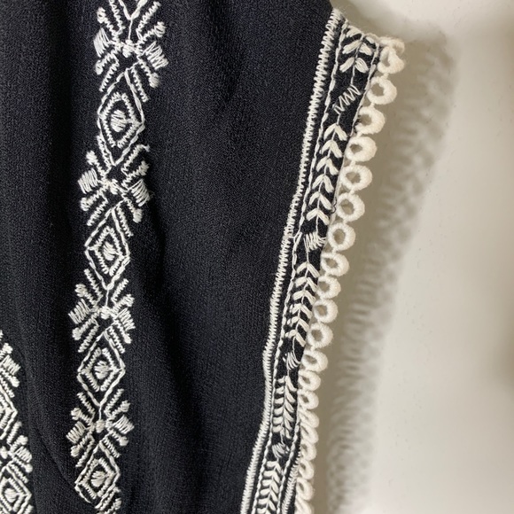 NWT A Beautiful Soul Black Boho Blouse 18/20 - Picture 5 of 7